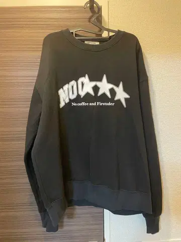 No coffee and Firstoder 콜라보 맨투맨