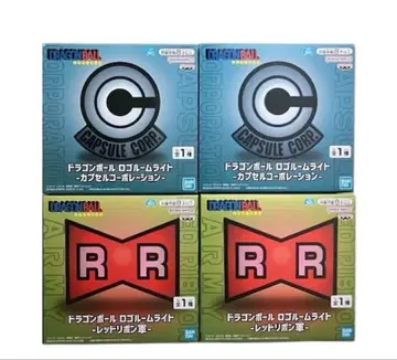 드래곤볼 로고 룸 라이트 4개 세트