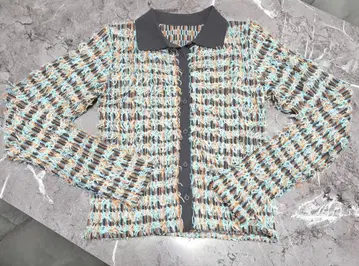 프린지 장식 폴로 셔츠 칼라 가디건 URBAN RESEARCH