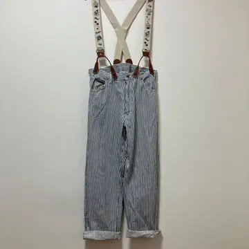일본제 WEIRDO 위어드 서스펜더 오버롤 스트라이프 겨울