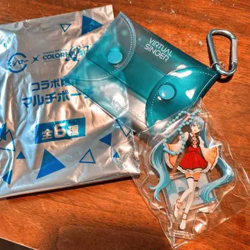 프로세카 스시로 콜라보 하츠네 미쿠 멀티 파우치 미사용