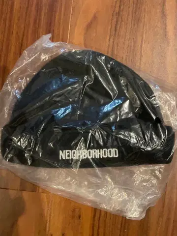 NEIGHBORHOOD 니트 모자 블랙 얕은 타입