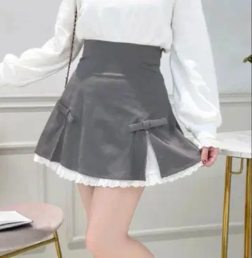 apres jour 리본 레이스 스커트 치마바지 ZOZO 한정판