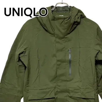 새상품급 UNIQLO 유니클로 하이브리드 다운 파카 XS 올리브