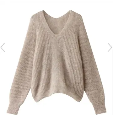 플레이인피플 모헤어 V넥 풀오버