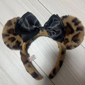 레오파드 무늬 디즈니 머리띠
