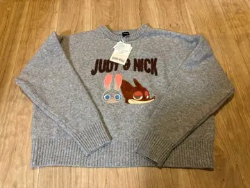 [ 미사용 새상품 ] 주토피아 니트 풀오버 L 사이즈 다크 베이지