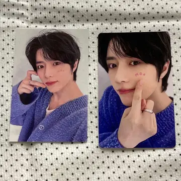 TXT FANLIVE MOAZONE 팬미팅 FC 트레이딩 카드 범규 2장