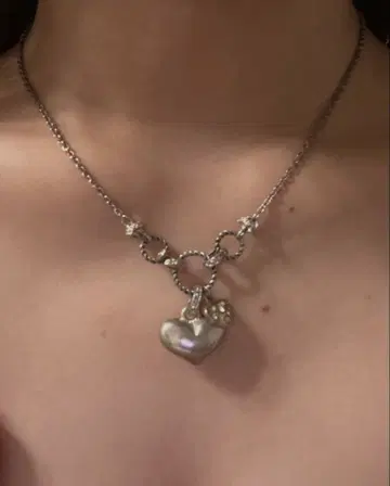 하트 모양 펜던트 목걸이