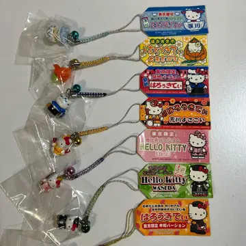 헬로키티 스트랩 7개 세트