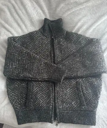 soerte 오버 사이즈 자카드 드라이버즈 니트