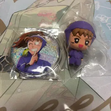 닌타마 란타로 하치야 사부로 캔뱃지 애니메이트 카페 장마철에 쑥쑥