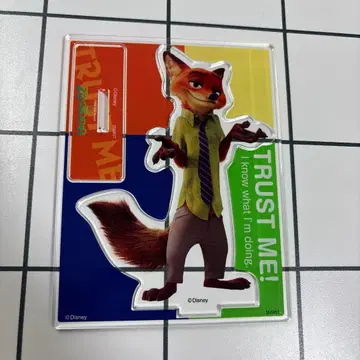 프리미엄 반다이 아크릴 스탠드 복권 주토피아 닉 와일드