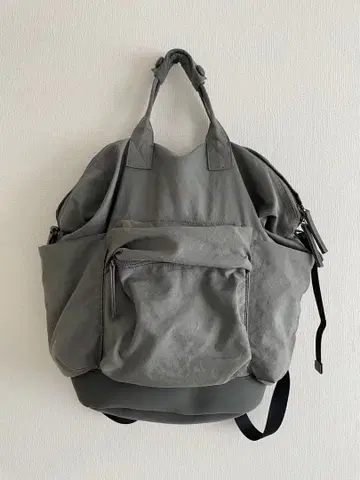 Scrap Book 2way 나일론 백팩 그레이 새상품급