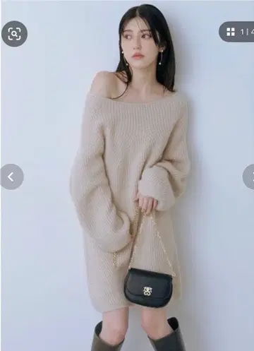 snidel 니트 원피스