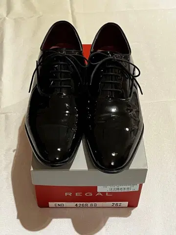 REGAL 브라이덜 신랑 에나멜 신발 26.0cm