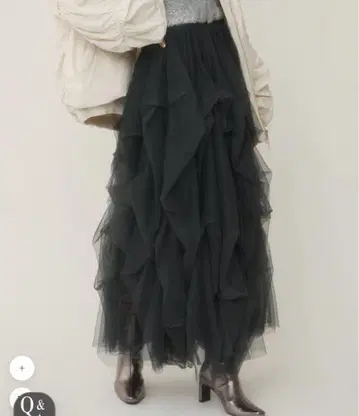 LA BELLE ETUDE 샤샤 스커트 Carrie 블랙 차콜