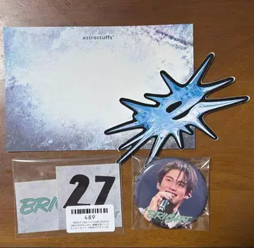 BRIGHT astrostuffs 캔뱃지 스티커 엽서 세트
