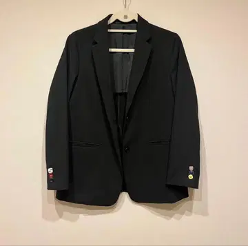 블랙 테일러드 자켓