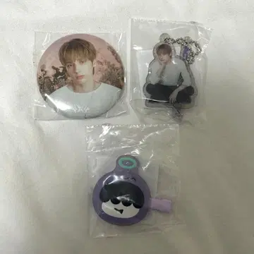 TXT 캡슐 토이 헤어 클립 캔뱃지 아크릴 키링 휴닝카이