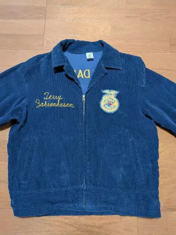 FFA 자켓 42 80s 70s 퍼마즈 빈티지 짧은 기장