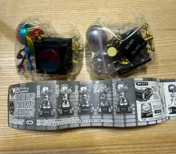 사미 트로피 마스코트 캡슐 토이 레인보우 실버 2세트