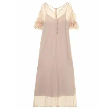 UN3D. 볼륨 슬리브 원피스