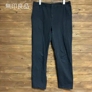 [무인양품] 네이비 치노 팬츠 스트레치 캐주얼 XL
