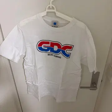GDC 로고 T셔츠 M 사이즈 화이트