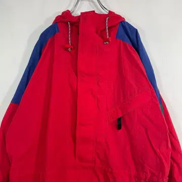 에디바우어 블랙 택 90s 나일론 자켓 롱 기장 구제 의류 L