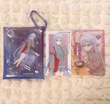 프로세카 요이사키 카나데 스시로 멀티 파우치 스티커 카드