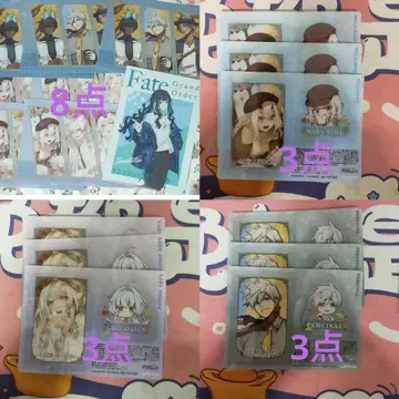 로손 Fate Grand Order 클리어 파일 클리어 시트 17점