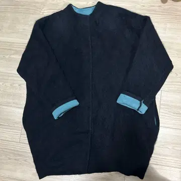 ELENDEEK 코쿤 가디건 F 블랙/파랑