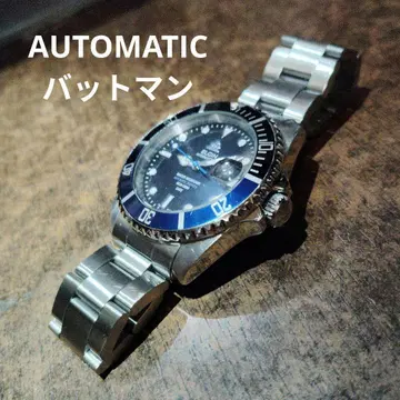 자동 와인딩 ELGIN FK-531N-SL 배트맨 작동 새상품급