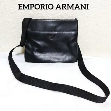 엠포리오 아르마니 숄더백 사코슈 로고 엠보 엠보싱 가공