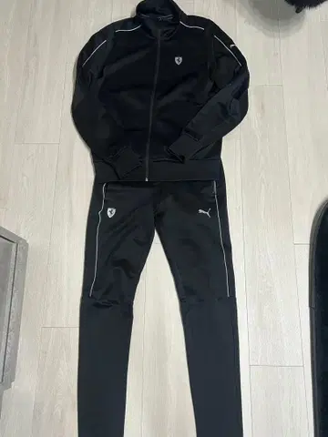 PUMA 블랙 저지 XS 셋업