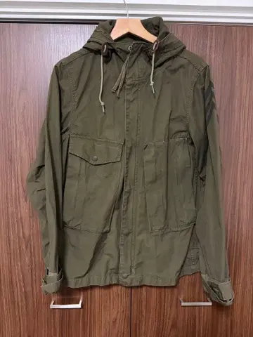 John bull 젬블 올리브 그린 후드 부착 밀리터리 자켓