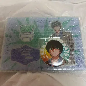 사카모토 데이즈 점프giga 아크릴 스탠드 캔뱃지 나구모 세트