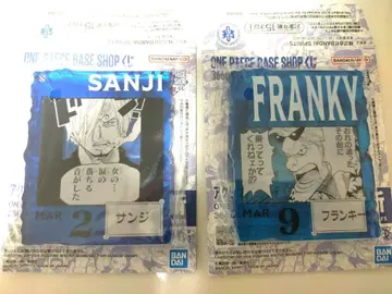원피스 베이스샵 복권 아크릴 블록 참 상디 프랭키