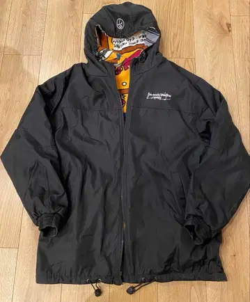 구제 의류 플리스 나일론 자켓 리버서블