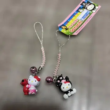 헬로키티 스트랩 2개