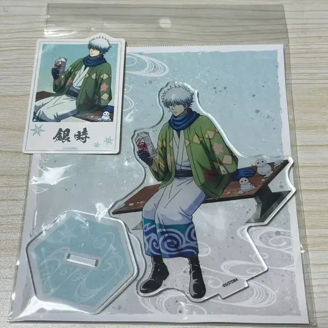 은혼 사카타 긴토키 아크릴 스탠드 + 카드