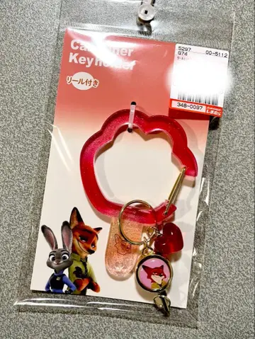 시마무라 주토피아 닉 릴 달린 카라비너 키링