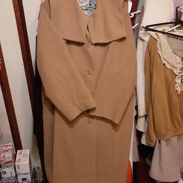 펠리시모 완판 피터 래빗 안감 부착 베이지 롱 코트 LL