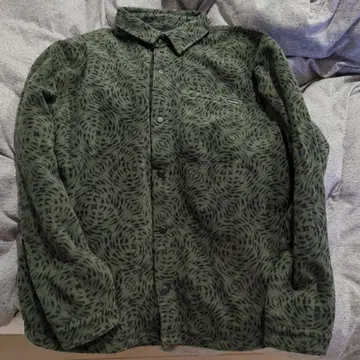 VOLCOM 플리스 셔츠 자켓 올리브 그린