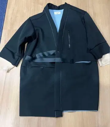 masterkey 마스터키 노카라 코트 네이비 FREE