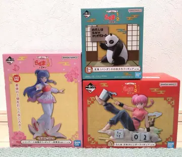 란마 1/2 제일복권 피규어 라스트 원상 A상 E상 세트