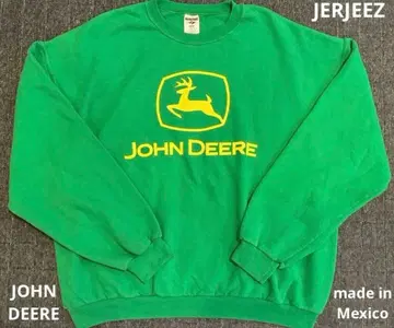 존디어 JOHN DEERE 맨투맨 저지 멕시코제 기업 상품