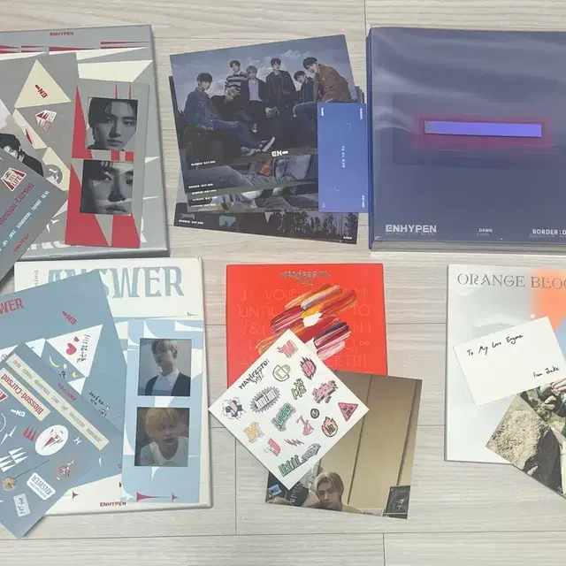 엔하이픈 앨범 일괄 처분(구성품ㅇ)