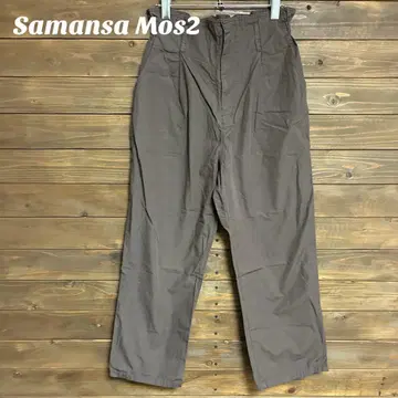 [ 사만사 모스모스 ] Samansa Mos2 브라운 캐주얼 팬츠 F